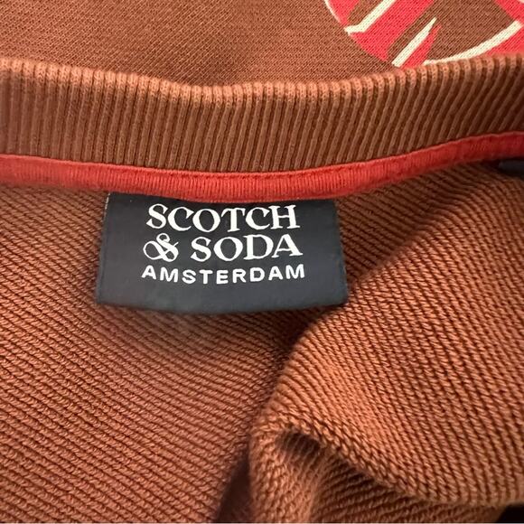 Scotch and Soda Elvis Organic Cotton Crewneck Sweatshirt Size XXL - Picture 13 of 16